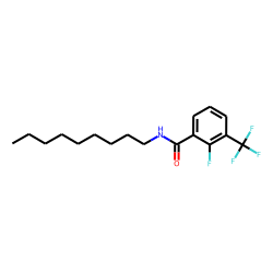 Benzamide, 3-trifluoromethyl-2-fluoro-N-nonyl-