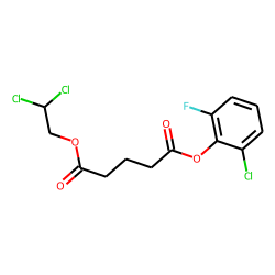 Glutaric acid, 2,2-dichloroethyl 2-chloro-6-fluorophenyl ester