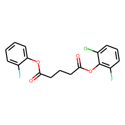 Glutaric acid, 2-fluorophenyl 2-chloro-6-fluorophenyl ester