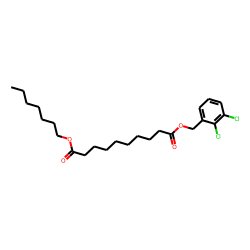 Sebacic acid, 2,3-dichlorobenzyl heptyl ester