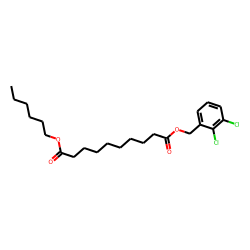 Sebacic acid, 2,3-dichlorobenzyl hexyl ester
