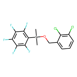 (2,3-Dichlorophenyl)methanol, dimethylpentafluorophenylsilyl ether