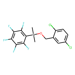 (2,5-Dichlorophenyl)methanol, dimethylpentafluorophenylsilyl ether