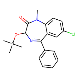 2H-1,4-Benzodiazepin-2-one, 7-chloro-1,3-dihydro-1-methyl-5-phenyl-3-[(trimethylsilyl)oxy]-