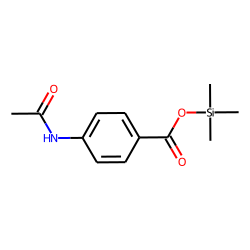 4-Aminobenzoic acid, N-acetyl-, trimethylsilyl ester