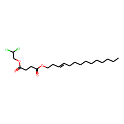 Succinic acid, 2,2-dichloroethyl tetradec-3-en-1-yl ester