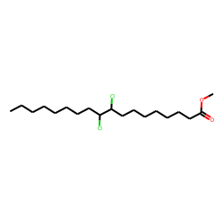 Octadecanoic acid, 9,10-dichloro-, methyl ester