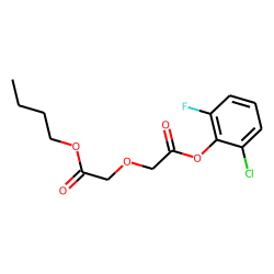 Diglycolic acid, butyl 2-chloro-6-fluorophenyl ester