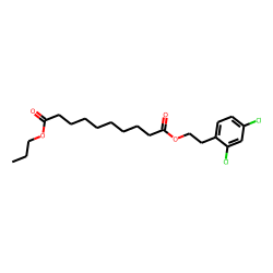 Sebacic acid, 2,4-dichlorophenethyl propyl ester