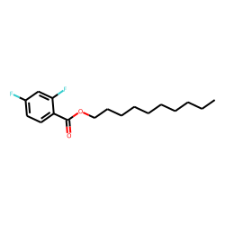 2,4-Difluorobenzoic acid, decyl ester