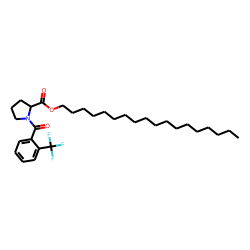 L-Proline, N-(2-trifluoromethylbenzoyl)-, octadecyl ester