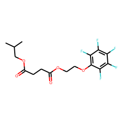 Succinic acid, isobutyl 2-(pentafluorophenoxy)ethyl ester