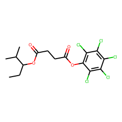 Succinic acid, 2-methylpent-3-yl pentachlorophenyl ester