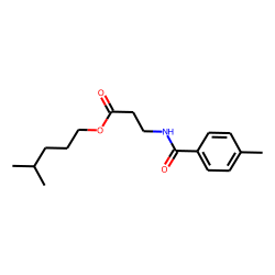 «beta»-Alanine, N-(4-methylbenzoyl)-, isohexyl ester
