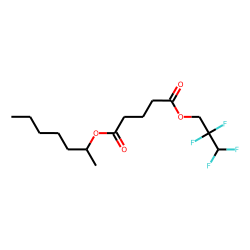 Glutaric acid, 2,2,3,3-tetrafluoropropyl 2-heptyl ester
