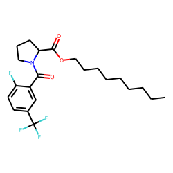 L-Proline, N-(2-fluoro-5-trifluoromethylbenzoyl)-, nonyl ester