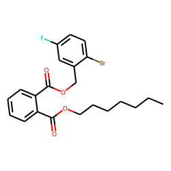 Phthalic acid, 2-bromo-5-fluorobenzyl heptyl ester
