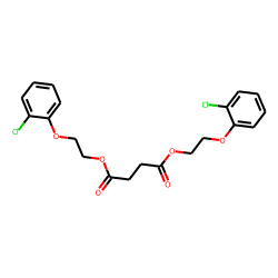 Succinic acid, di(2-(2-chlorophenoxy)ethyl) ester