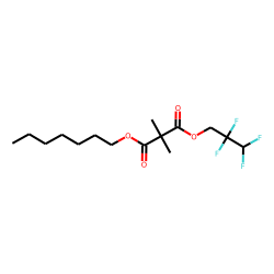 Dimethylmalonic acid, heptyl 2,2,3,3-tetrafluoropropyl ester