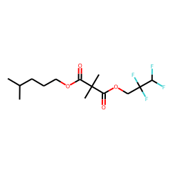 Dimethylmalonic acid, isohexyl 2,2,3,3-tetrafluoropropyl ester