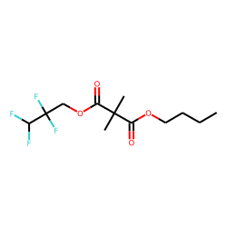 Dimethylmalonic acid, butyl 2,2,3,3-tetrafluoropropyl ester