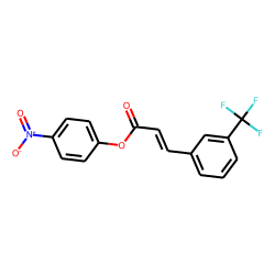 trans-3-Trifluoromethylcinnamic acid, 4-nitrophenyl ester