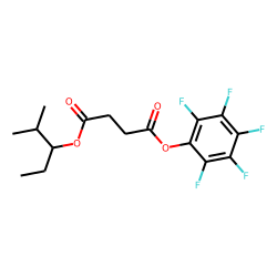 Succinic acid, 2-methylpent-3-yl pentafluorophenyl ester