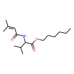 L-Valine, N-(3-methylbut-2-enoyl)-, hexyl ester