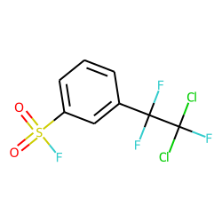 Benzene, (2,2-dichloro-1,1,2-trifluoroethyl)-3-(fluorosulfonyl)