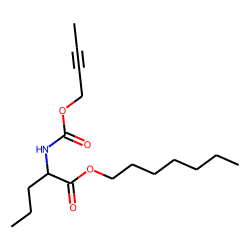 L-Norvaline, N-(but-2-yn-1-yloxycarbonyl)-, heptyl ester