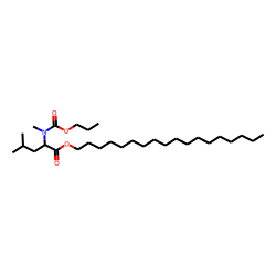l-Leucine, N-methyl-n-propoxycarbonyl-, octadecyl ester