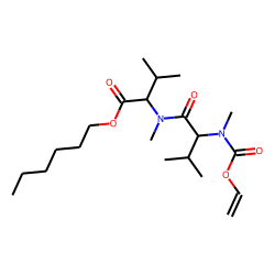 DL-Valyl-DL-Valine, N,N'-dimethyl-N'-vinyloxycarbonyl-, hexyl ester