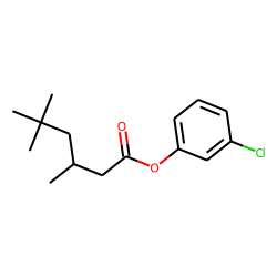 Hexanoic acid, 3,5,5-trimethyl-, 3-chlorophenyl ester