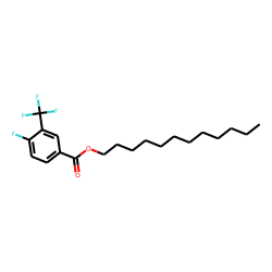 4-Fluoro-3-trifluoromethylbenzoic acid, dodecyl ester