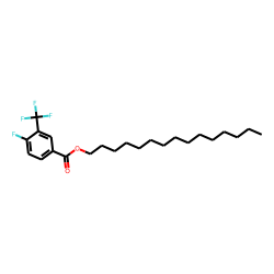 4-Fluoro-3-trifluoromethylbenzoic acid, pentadecyl ester