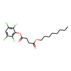 Succinic acid, octyl 2,3,5,6-tetrachlorophenyl ester