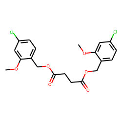 Succinic acid, di(2-methoxy-4-chlorobenzyl) ester