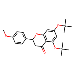 Flavanone, 5,7-dihydroxy-4'-methoxy, bis-TMS