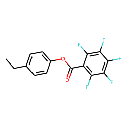 4-Ethylphenol, pentafluorobenzoyl ester