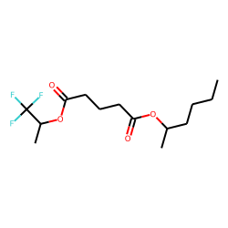Glutaric acid, 1,1,1-trifluoroprop-2-yl 2-hexyl ester