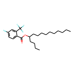 4-Fluoro-2-trifluromethylbenzoic acid, 5-pentadecyl ester