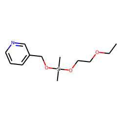 2-Ethoxyethanol, picolinyloxydimethylsilyl ether