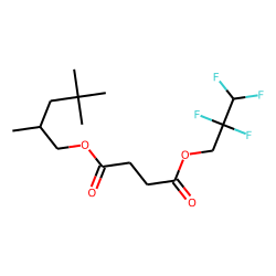 Succinic acid, 2,2,3,3-tetrafluoropropyl 2,4,4-trimethylpentyl ester