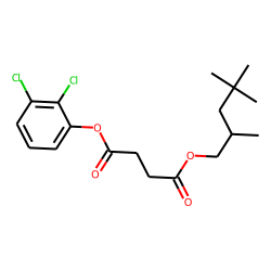 Succinic acid, 2,3-dichlorophenyl 2,4,4-trimethylpentyl ester