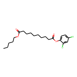 Sebacic acid, 2,4-dichlorophenyl pentyl ester