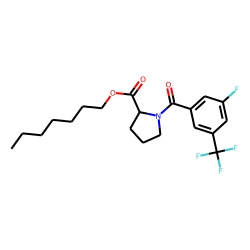 L-Proline, N-(3-fluoro-5-trifluoromethylbenzoyl)-, heptyl ester