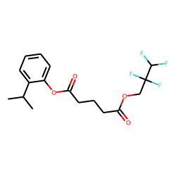 Glutaric acid, 2,2,3,3-tetrafluoropropyl 2-isopropylphenyl ester