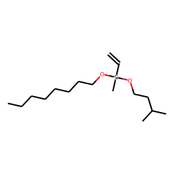 Silane, methylvinyl(3-methylbutoxy)octyloxy-