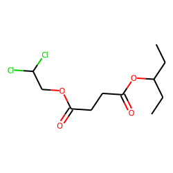 Succinic acid, 2,2-dichloroethyl 3-pentyl ester