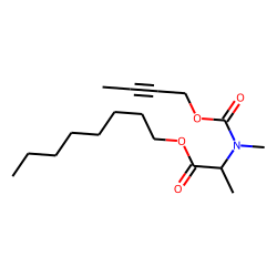 DL-Alanine, N-methyl-N-(byt-2-yn-1-yloxycarbonyl)-, octyl ester